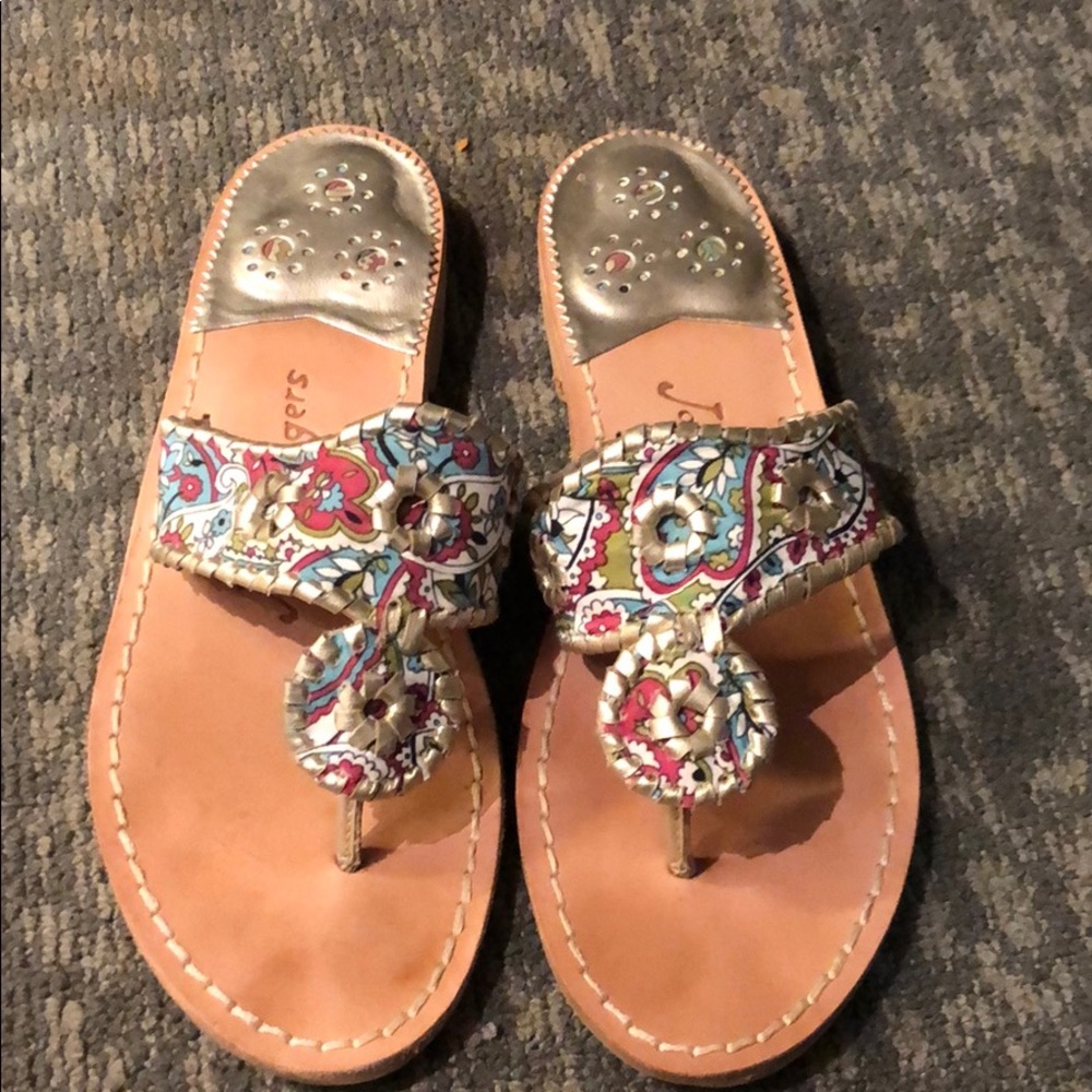 Vera Bradley print Jack Rogers